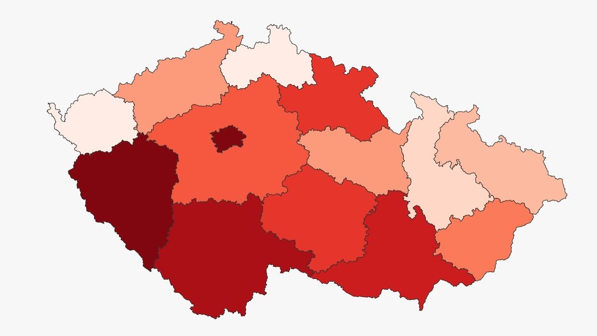 Za pondělí v Česku přibylo 10 829 nakažených